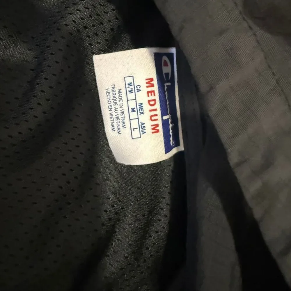 Champion black windbreaker