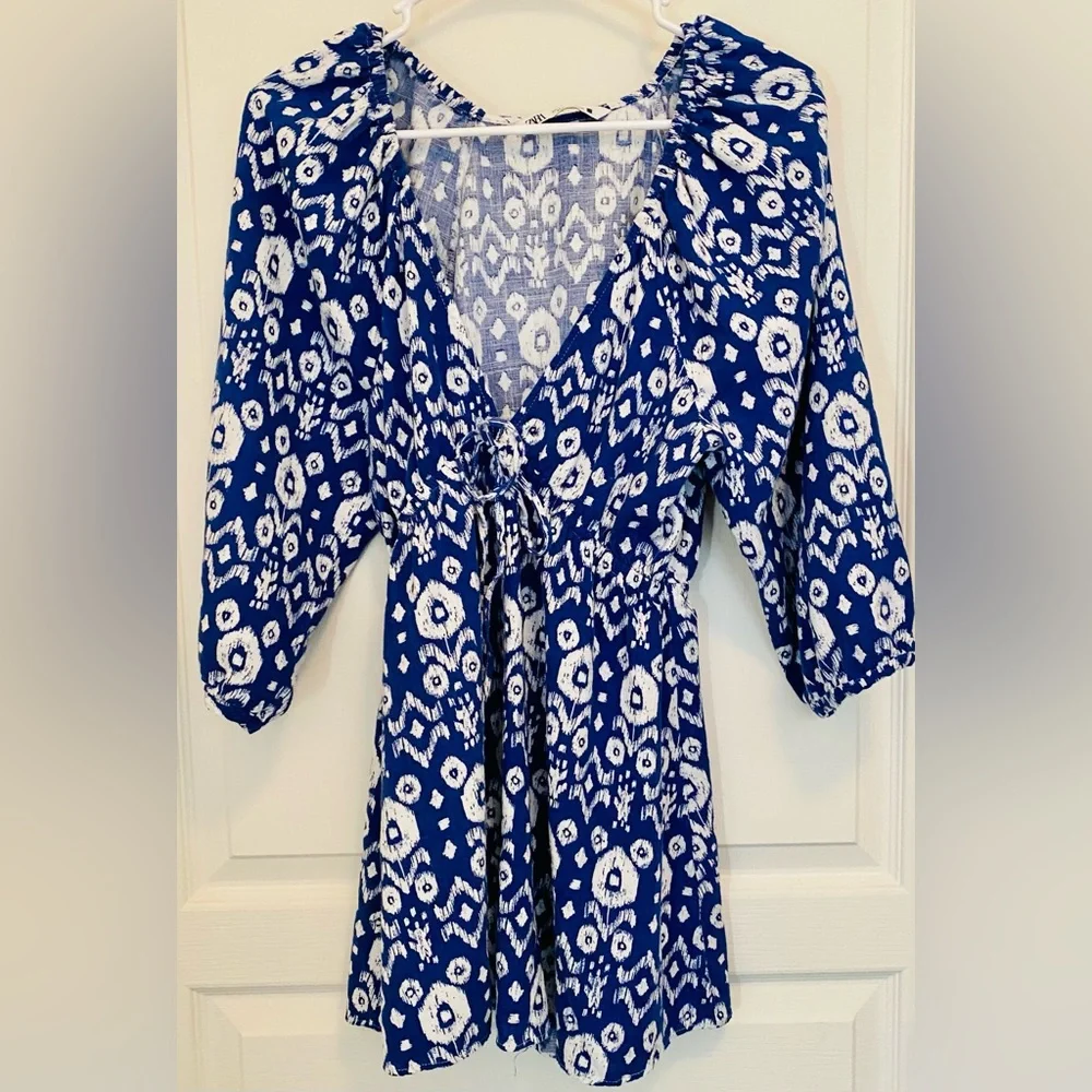 Zara plunging neck