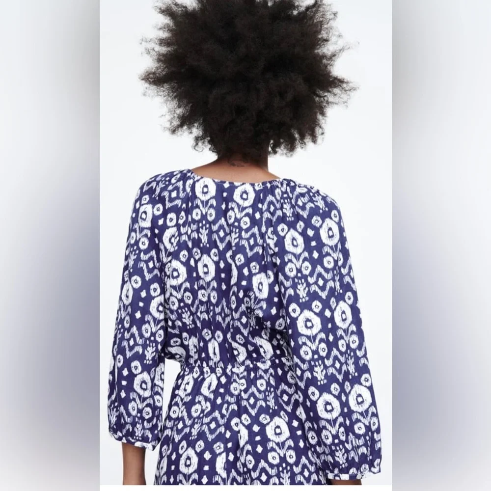 Zara plunging neck