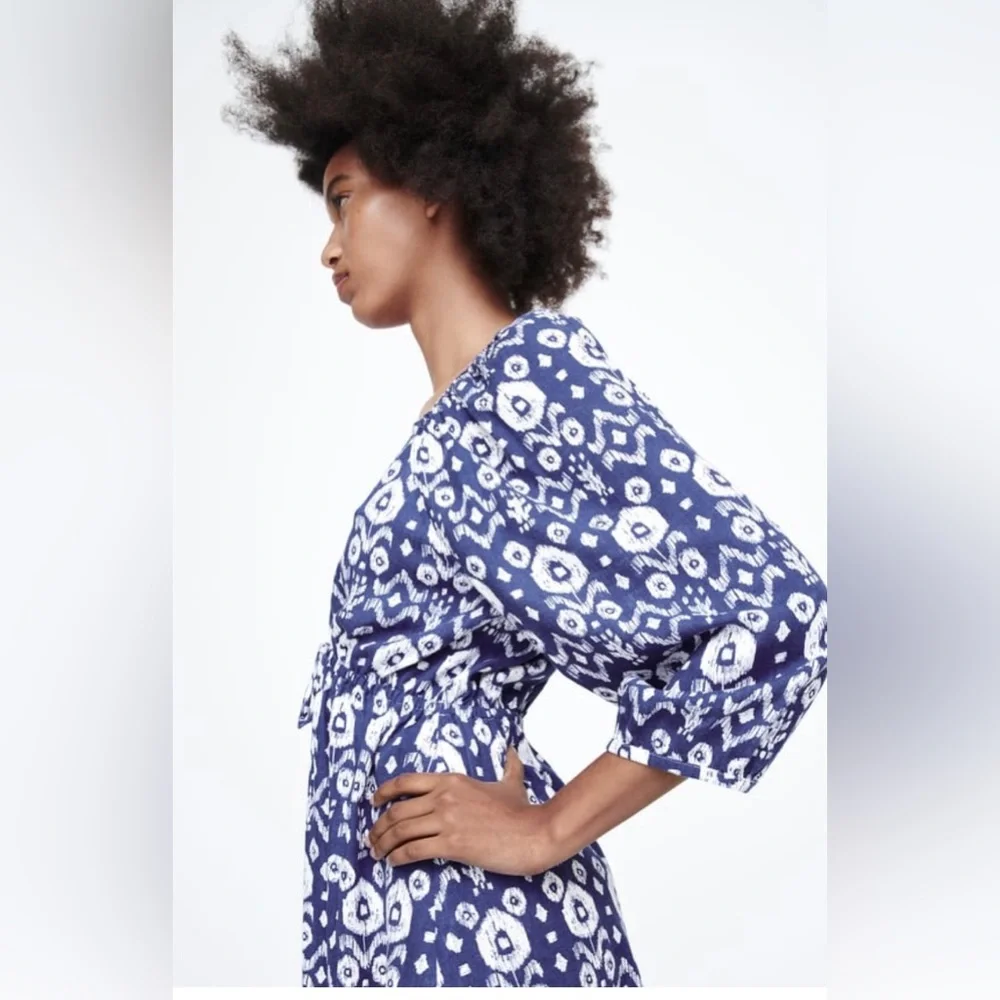 Zara plunging neck