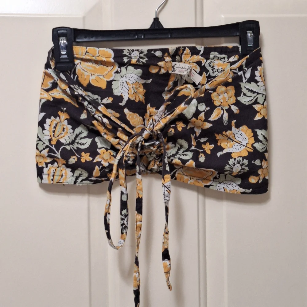 Free People floral halter