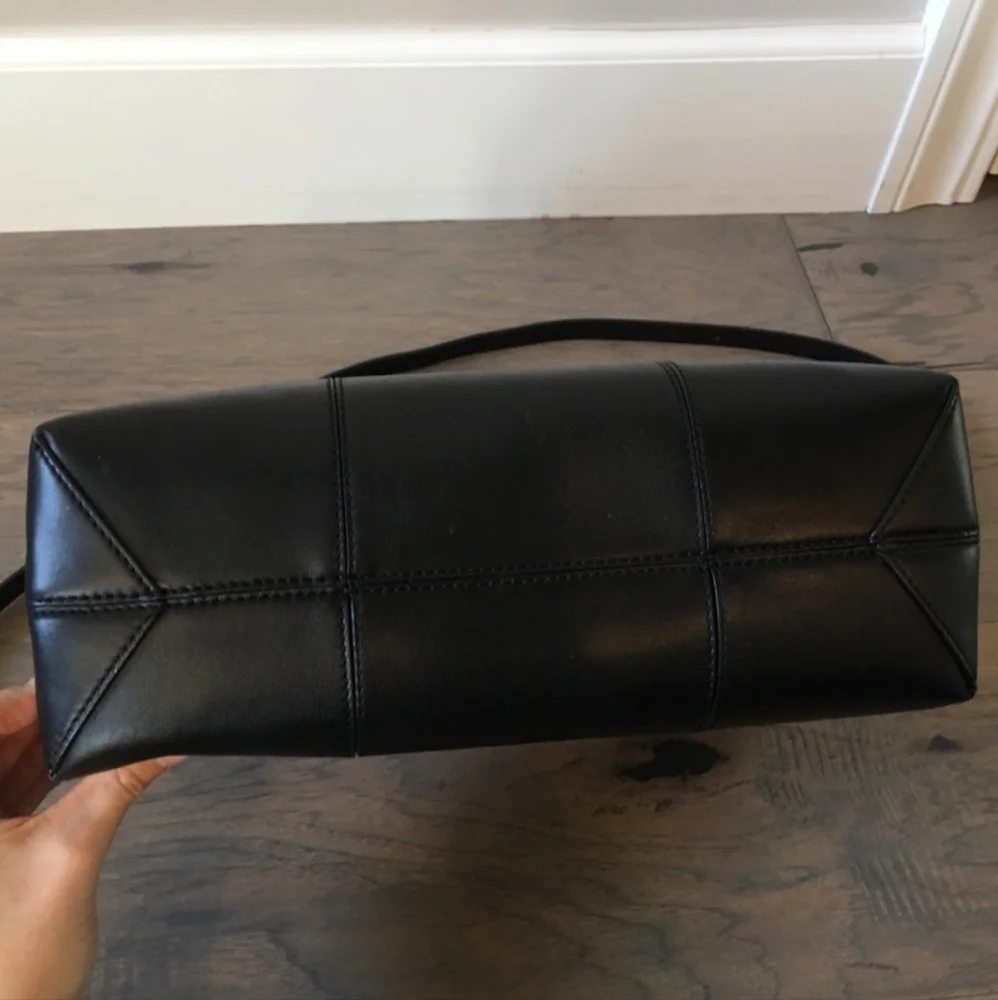 Tory Burch Block-T Leather Satchel