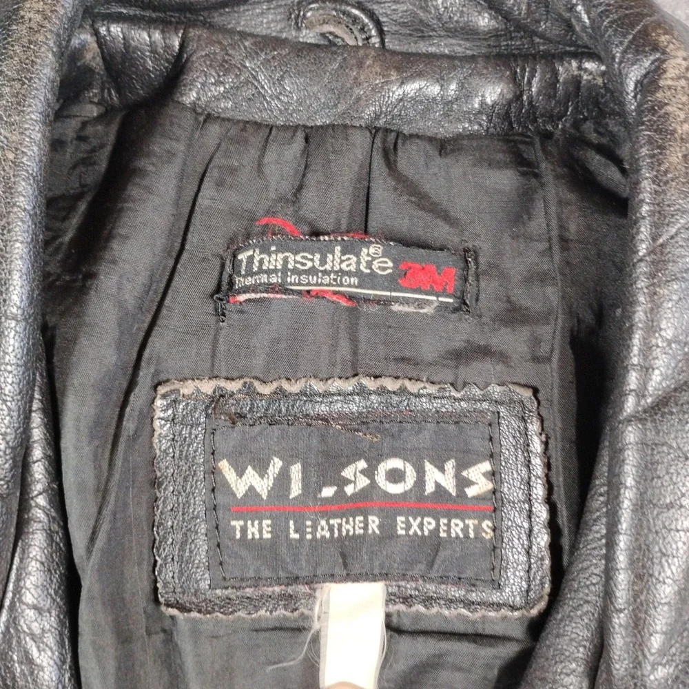 Wilsons Leather moto goth snap