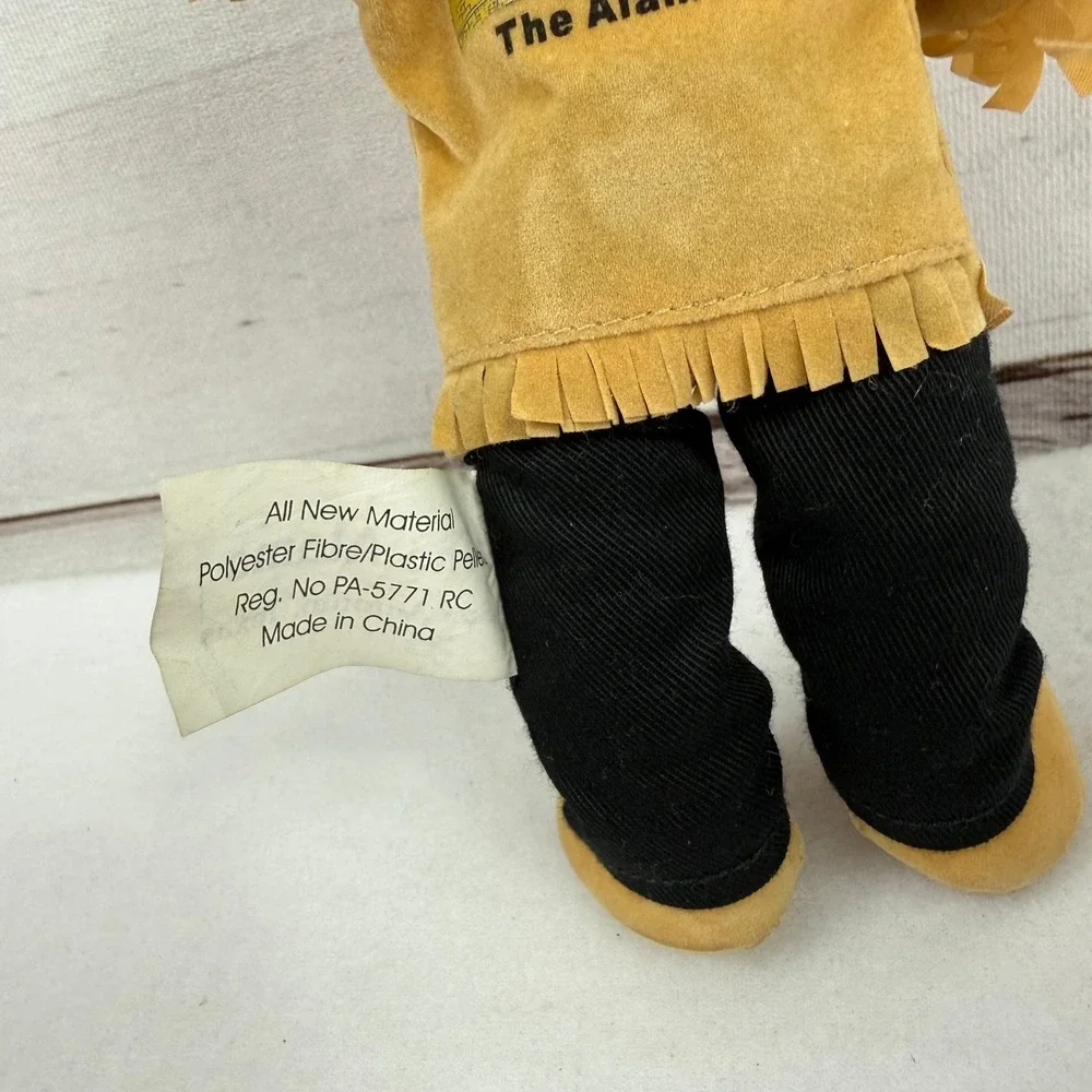 Davy Crockett Plush, Souvenir From The Alamo In San Antonio‎ TX VTG