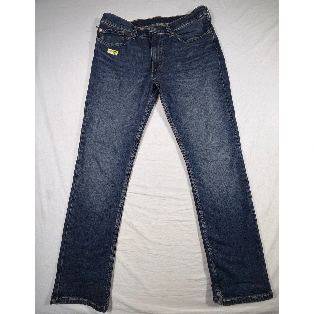 Levi's 511 Slim‎ Fit Jeans Men 34x30 Blue Pre-Owned Denim