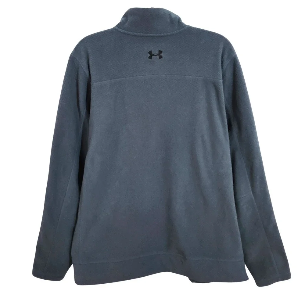 Under Armour ColdGear OffGrid 1/4 Zip Fleece Pullover Men XL Waffle Knit 1328166