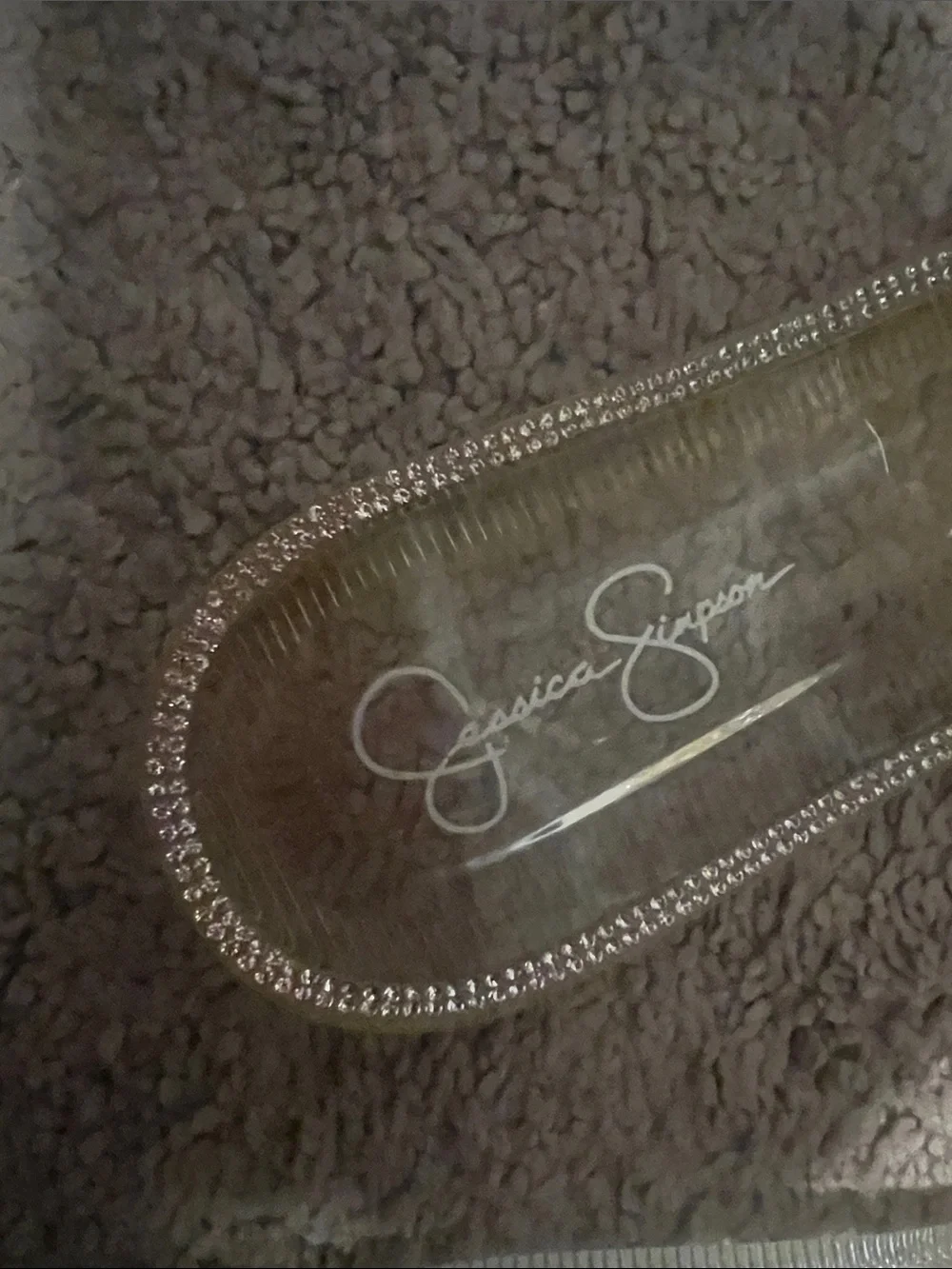 Jessica Simpson Pearl Beaded Slide Sandals