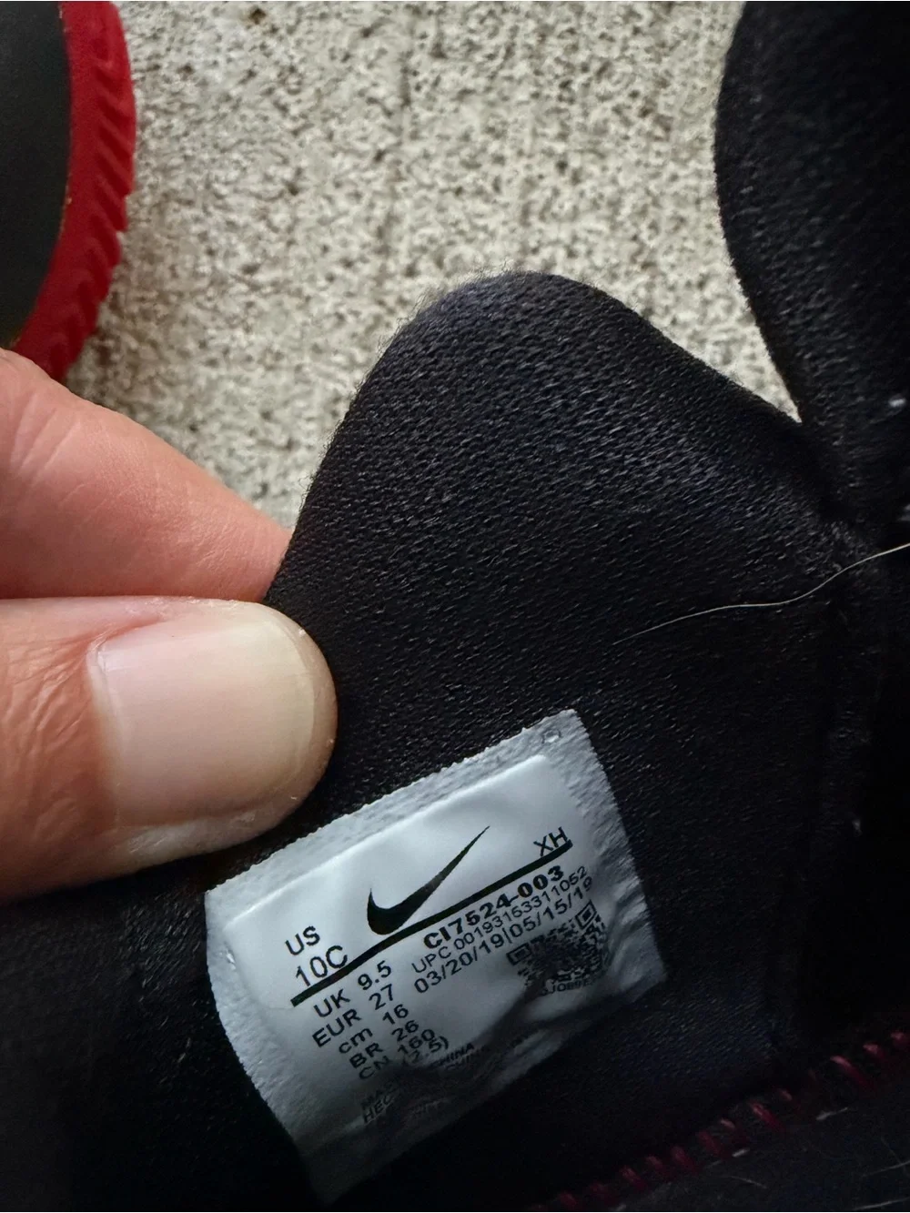 Nike Lebron 10c size