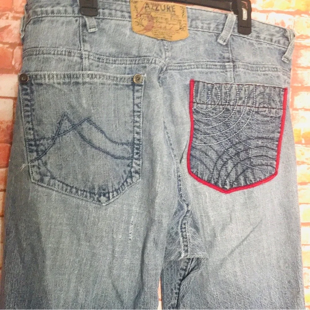 Azzure distressed vintage