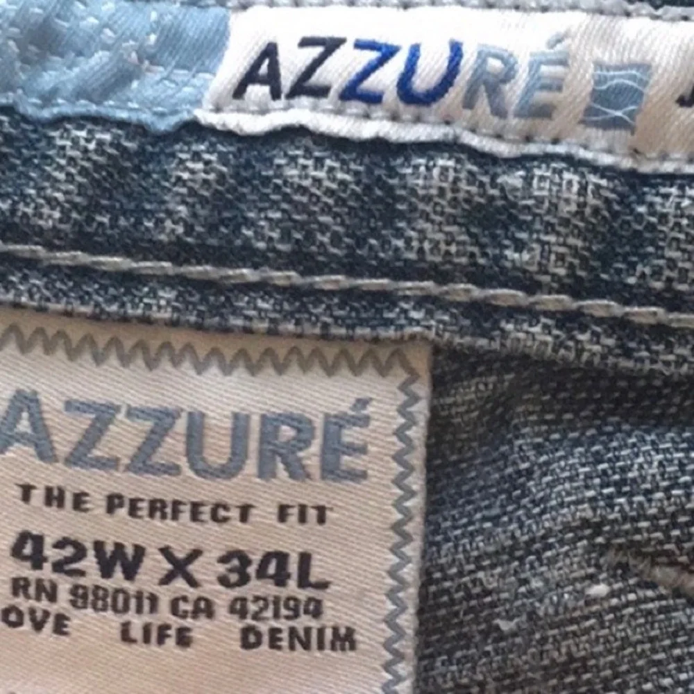 Azzure distressed vintage