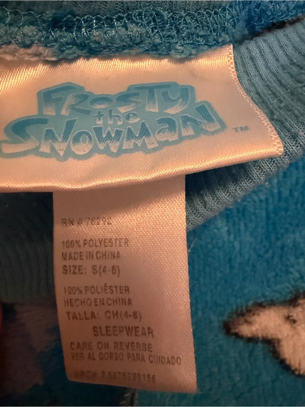 Frosty The Snowman soft blue