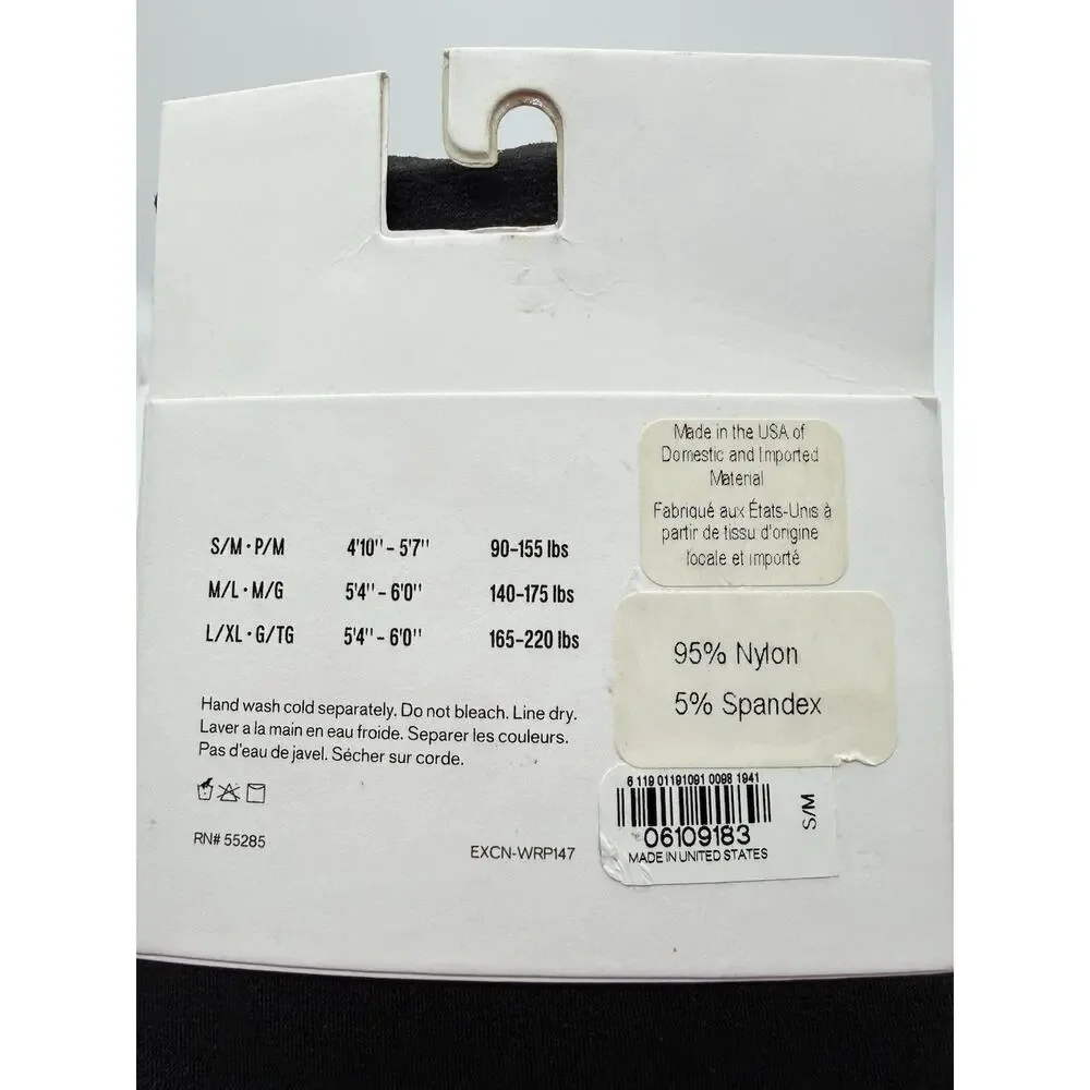 Women's Express Super Opaque Full Length Tights Black Size S/M New