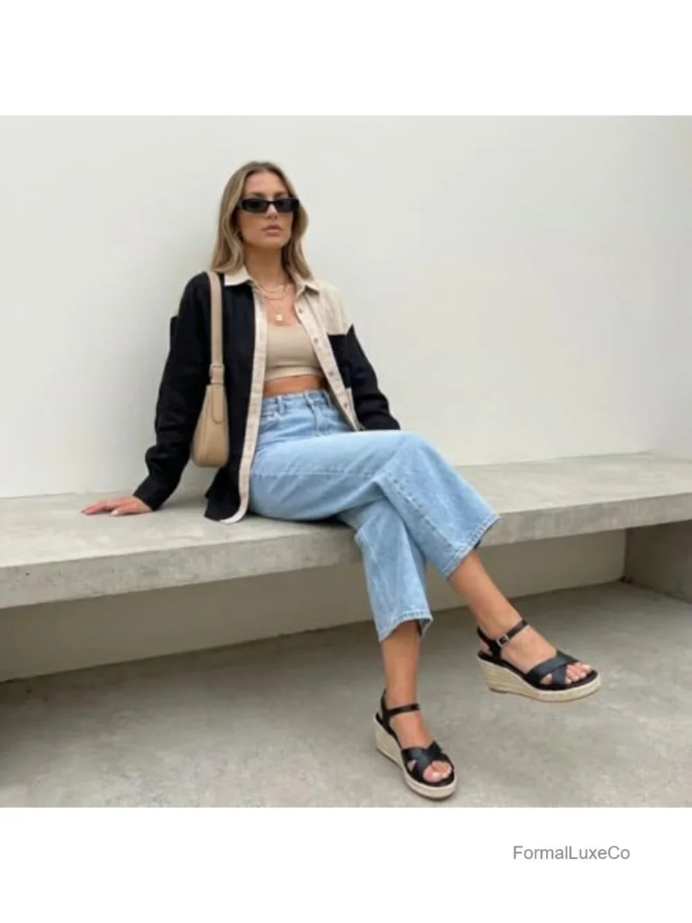 Women's Crisscross Espadrille Wedge Sandals with Adjustable Ankle Strap
