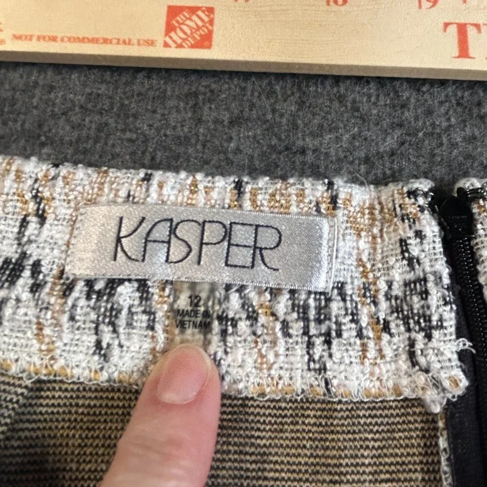 Kasper tweed pencil