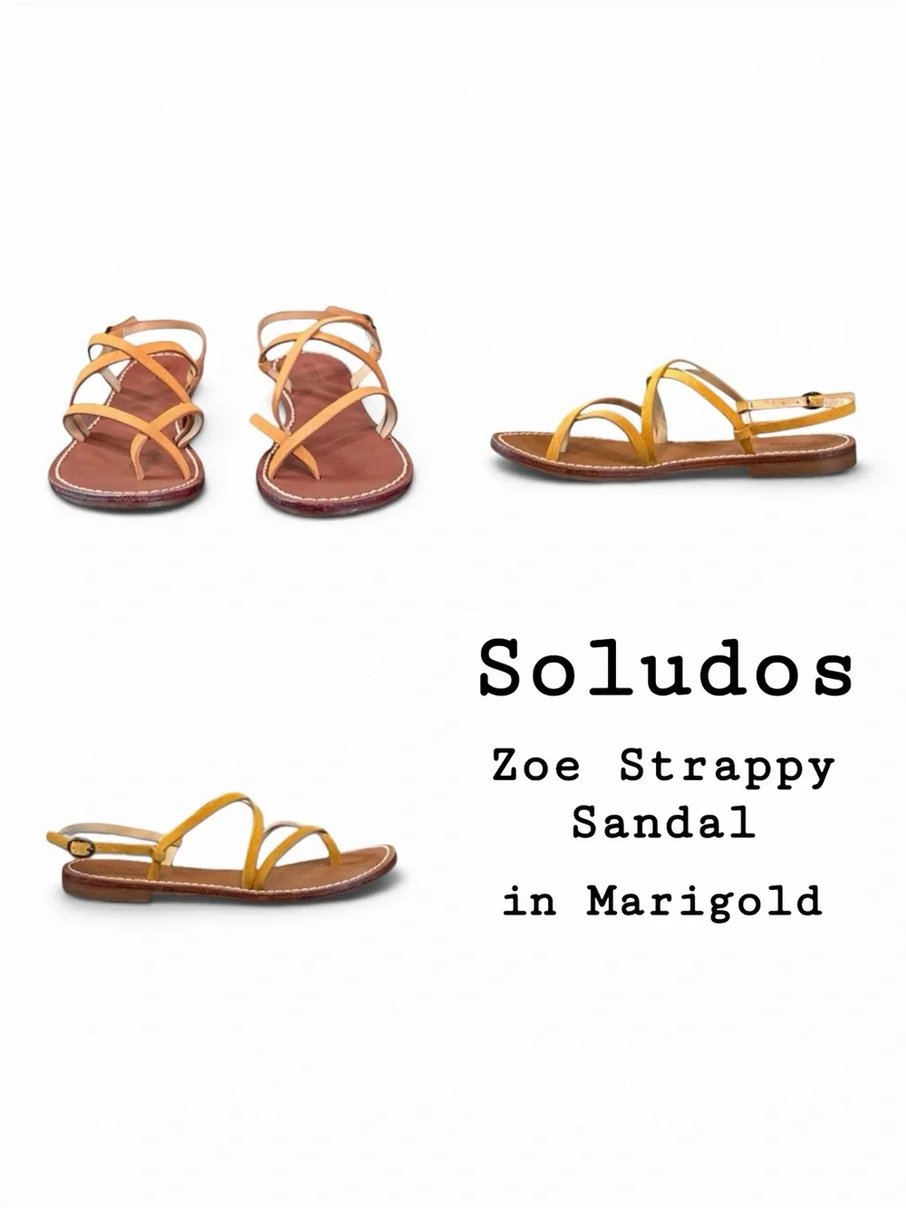 Soludos thong footbed