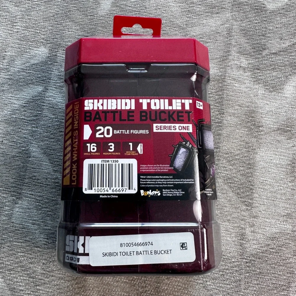 Bonkers Toys skibidi toilet