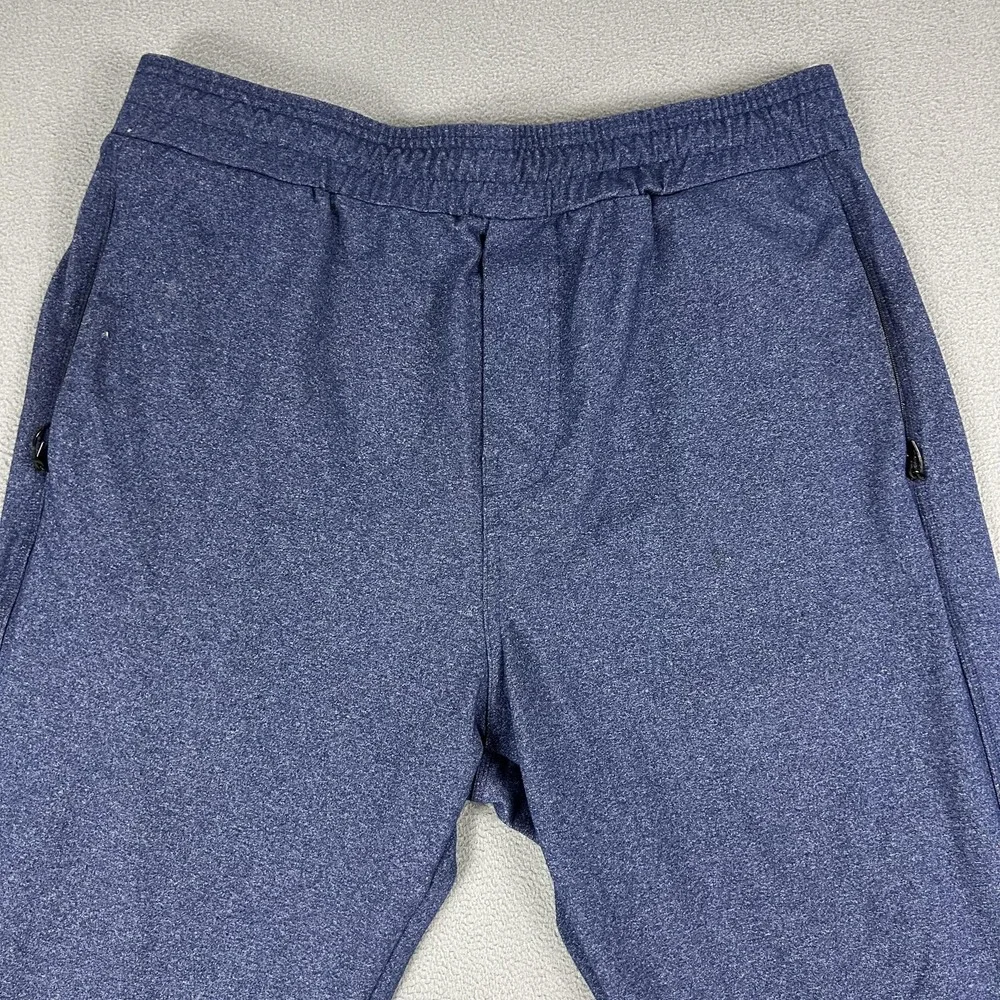 Public Rec Pants Mens 36x30 Blue Athleisure Zipper Pockets Elastic Waist Stretch