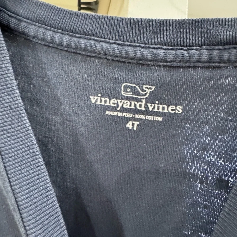 Vineyard Vines Kids Navy Long Sleeve Shirt