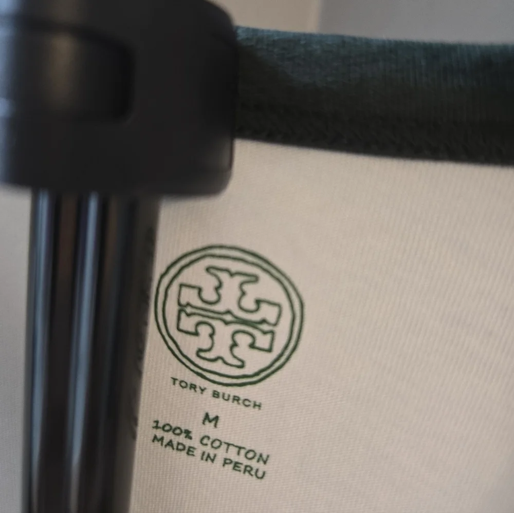 Tory Burch neckline worn