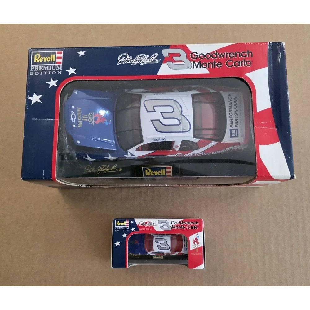 Revell 96 Atlanta Olympics #3 Dale Earnhardt Goodwrench Monte Carlo 1:24 + 1:64