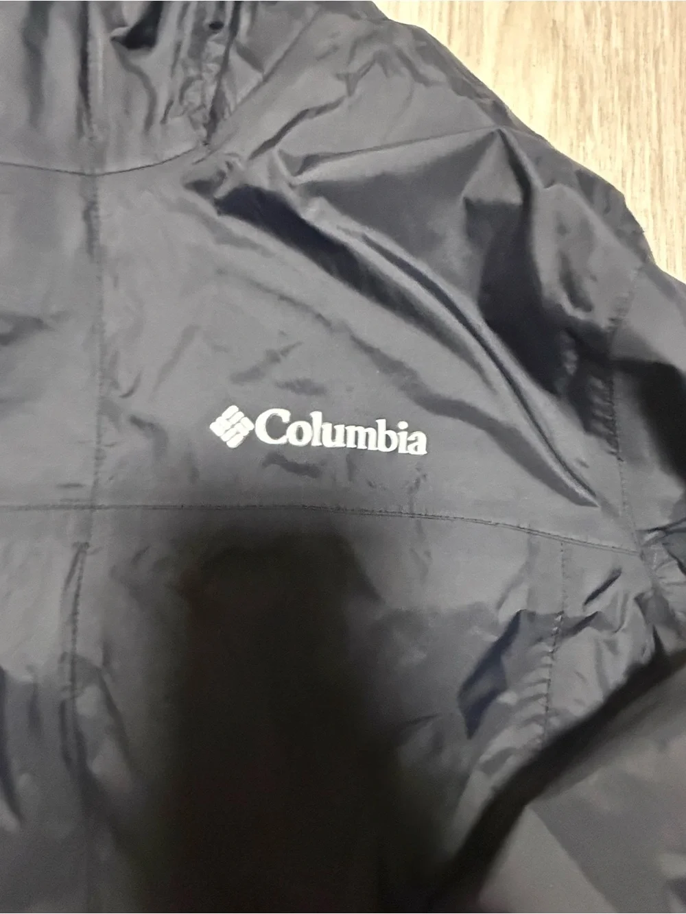 Columbia Men's Dark Navy Hooded Windbreaker Jacket