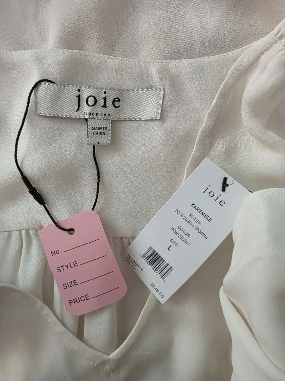Joie 100% silk