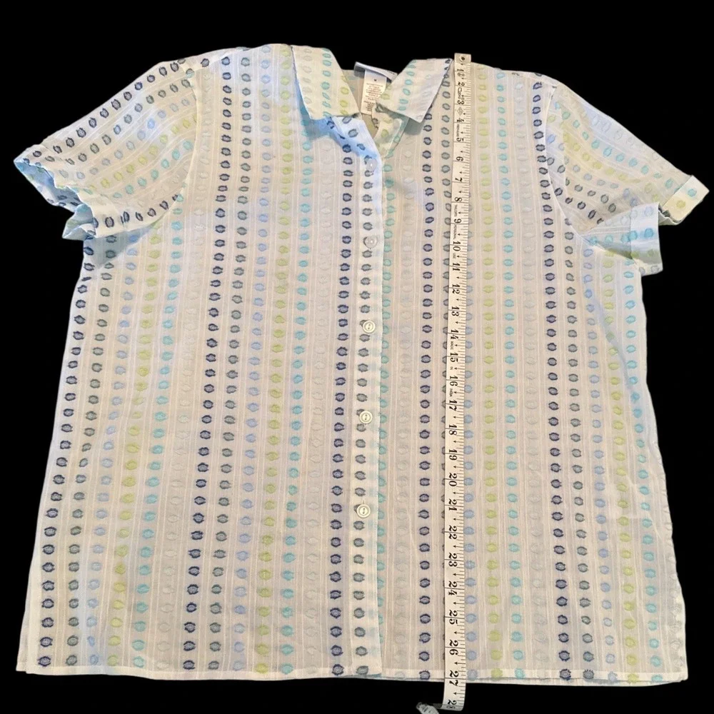 Alfred Dunner collared shirt crafted