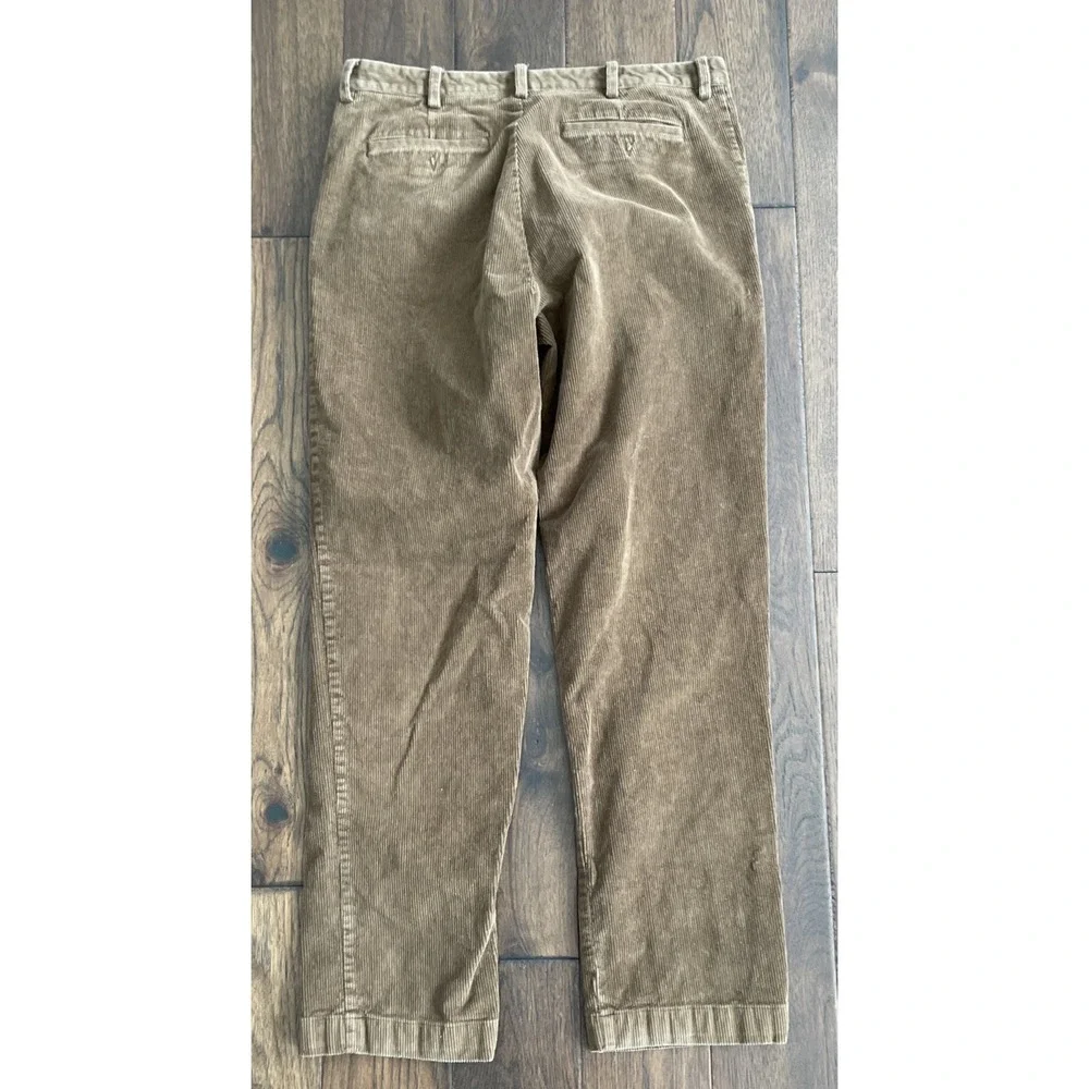 LL Bean Corduroy Pants Mens‎ 34X32 Brown Classic Fit Comfort Casual Stretch