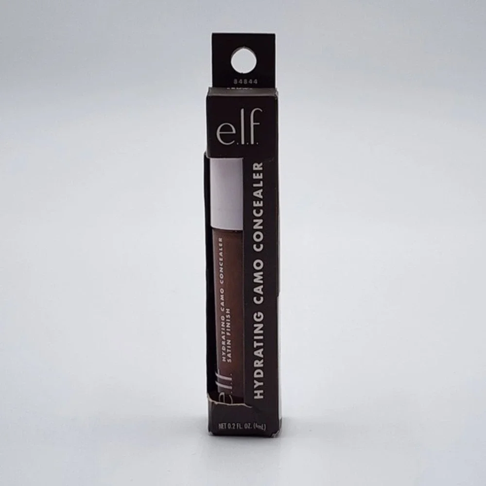 Elf Hydrating Camo Concealer Rich Ebony 84844 Full Coverage Satin New‎ In Box