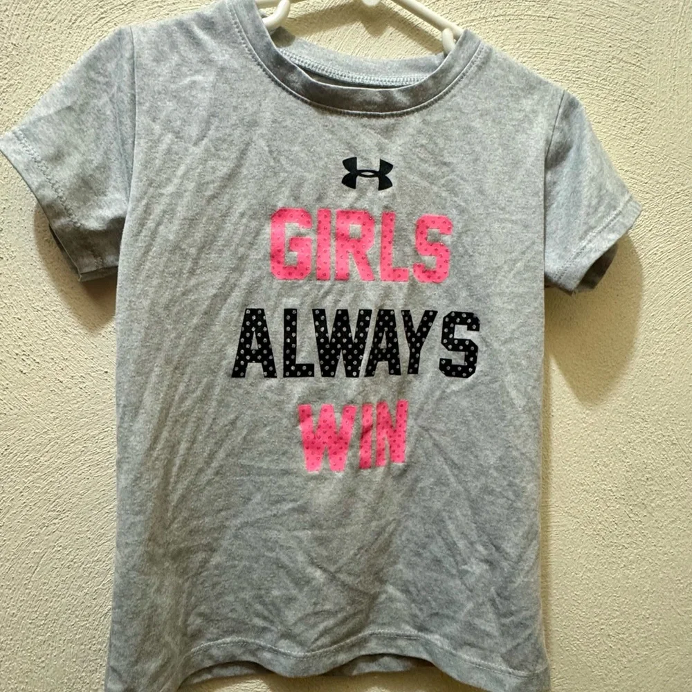Under Armour‎ HeatGear Girls Graphic Tee Size 5