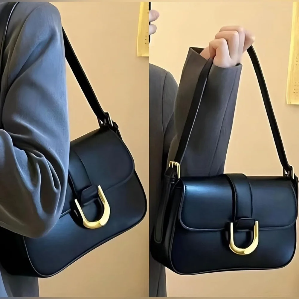 Y2K Black Mini Shoulder Bag