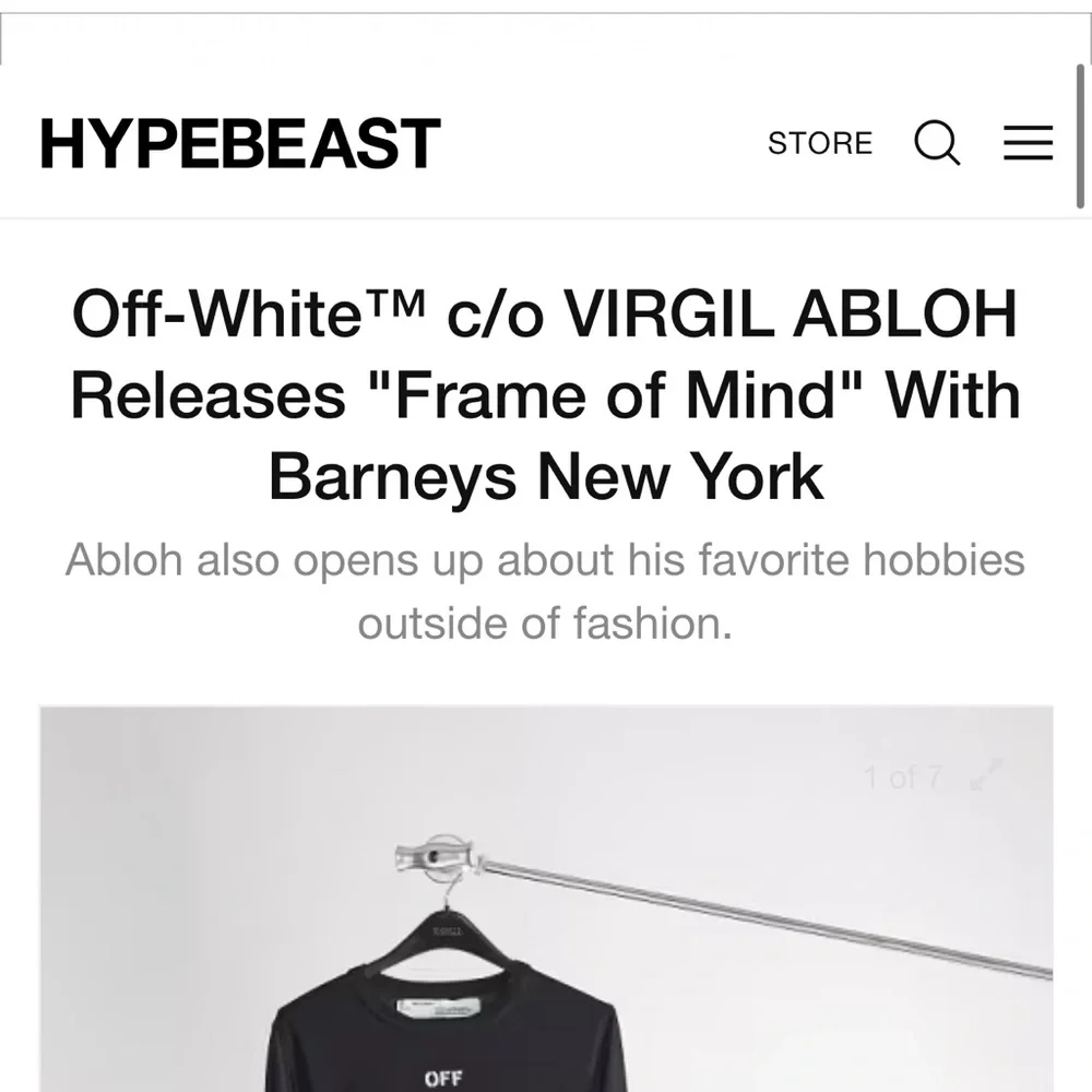 Off-White authentic pre