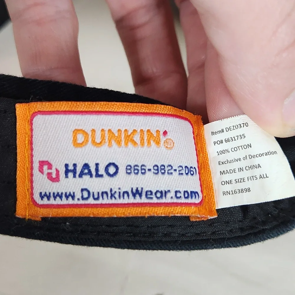 Dunkin Donuts dunkin visor