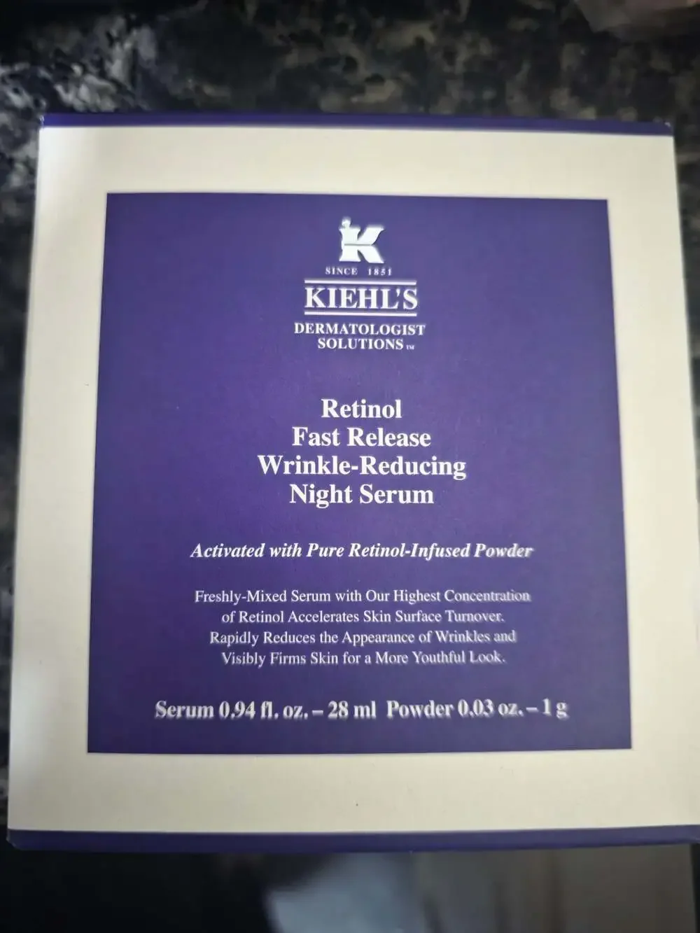 Kiehl's Retinol Fast Release Wrinkle-Reducing Night Serum 0.94 fl. oz.
