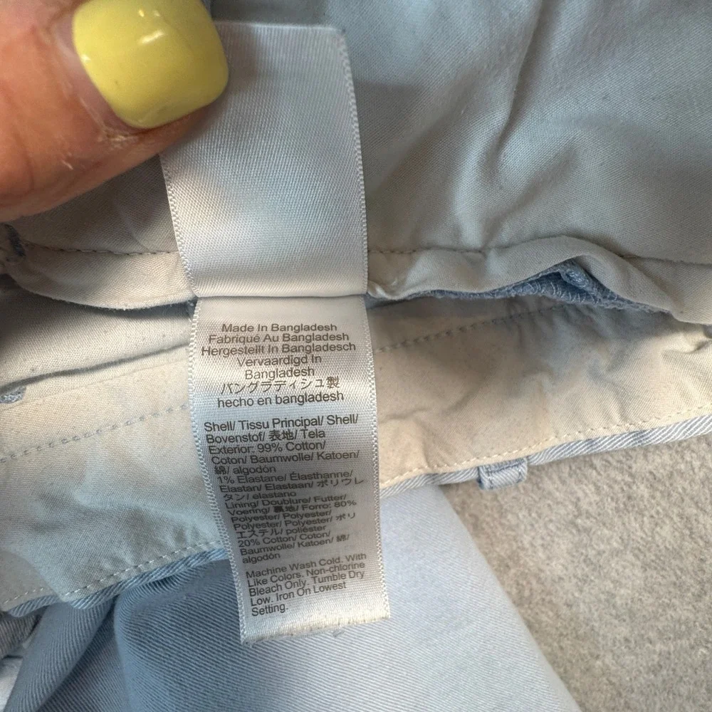 J Crew Flex Slim Chino‎ Pants Mens 30x32 Light Blue Stretch Reimagined