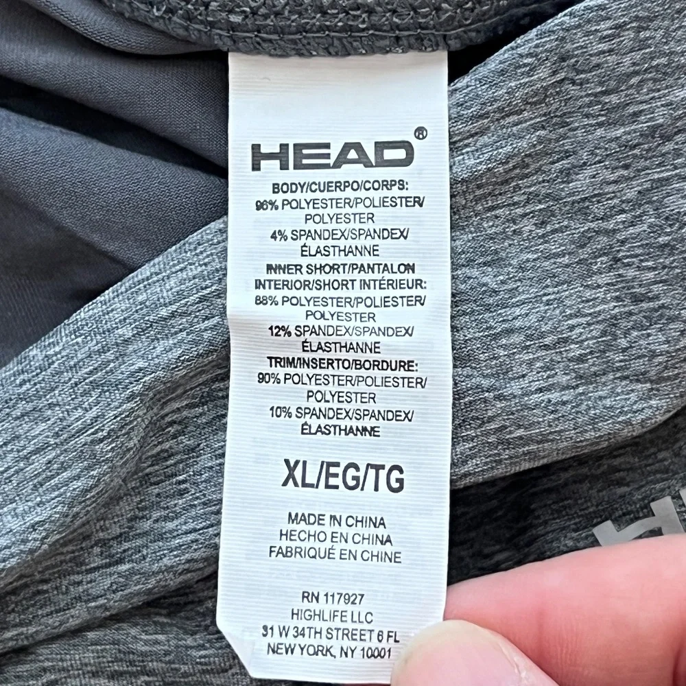 Head stylish gray
