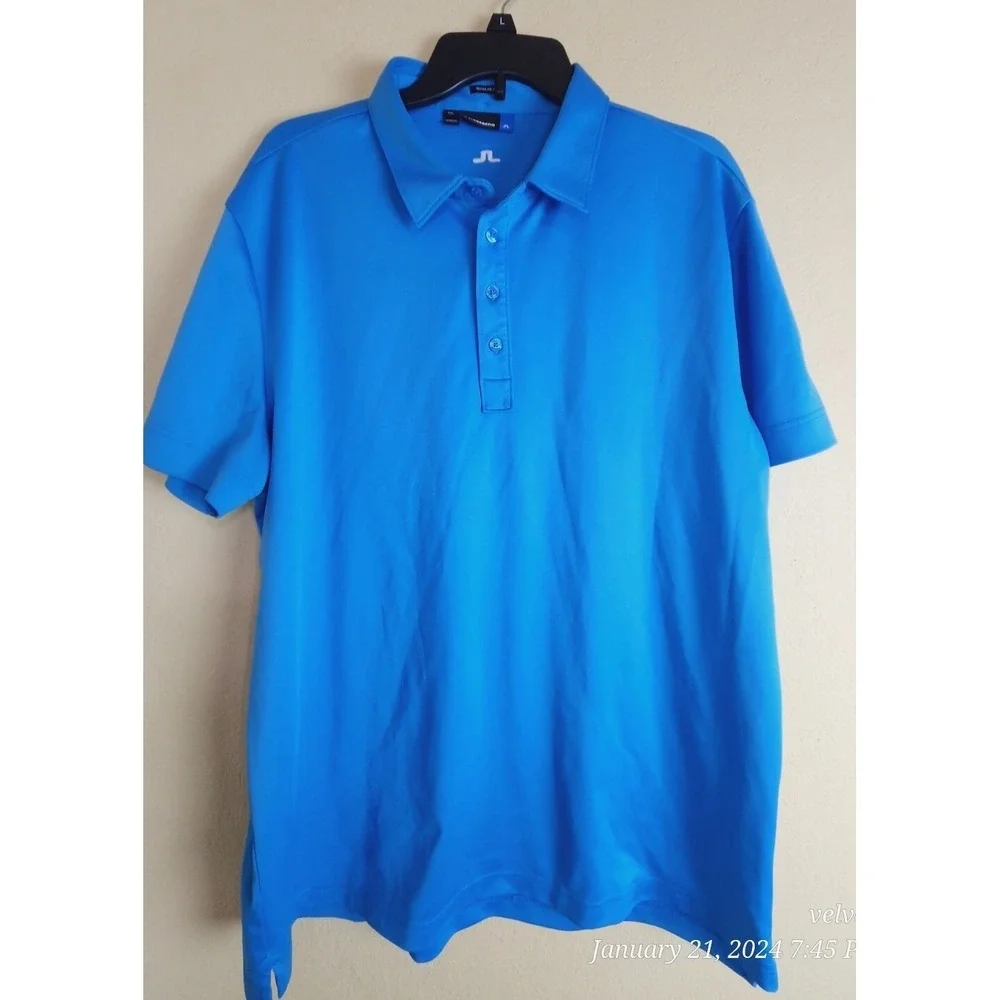 J.Lindeberg Hunter Regular Fieldsensor 2.0 Polo Shirt Blue XXL‎ 46MG562415672