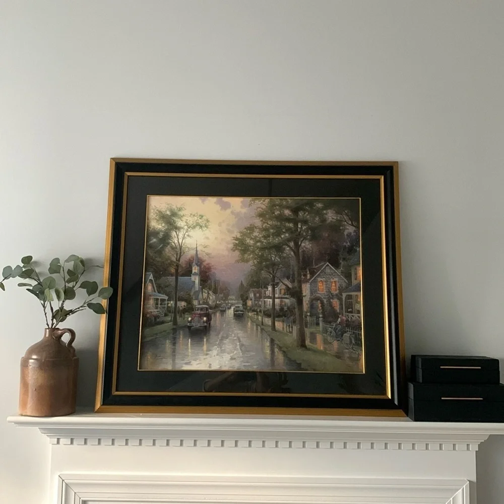 Thomas Kinkade “Hometown Morning