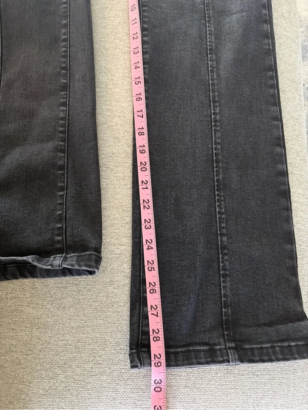 J. McLaughlin Emmie Bootcut High Rise Black Wash Denim Jeans Size 8 Stretch