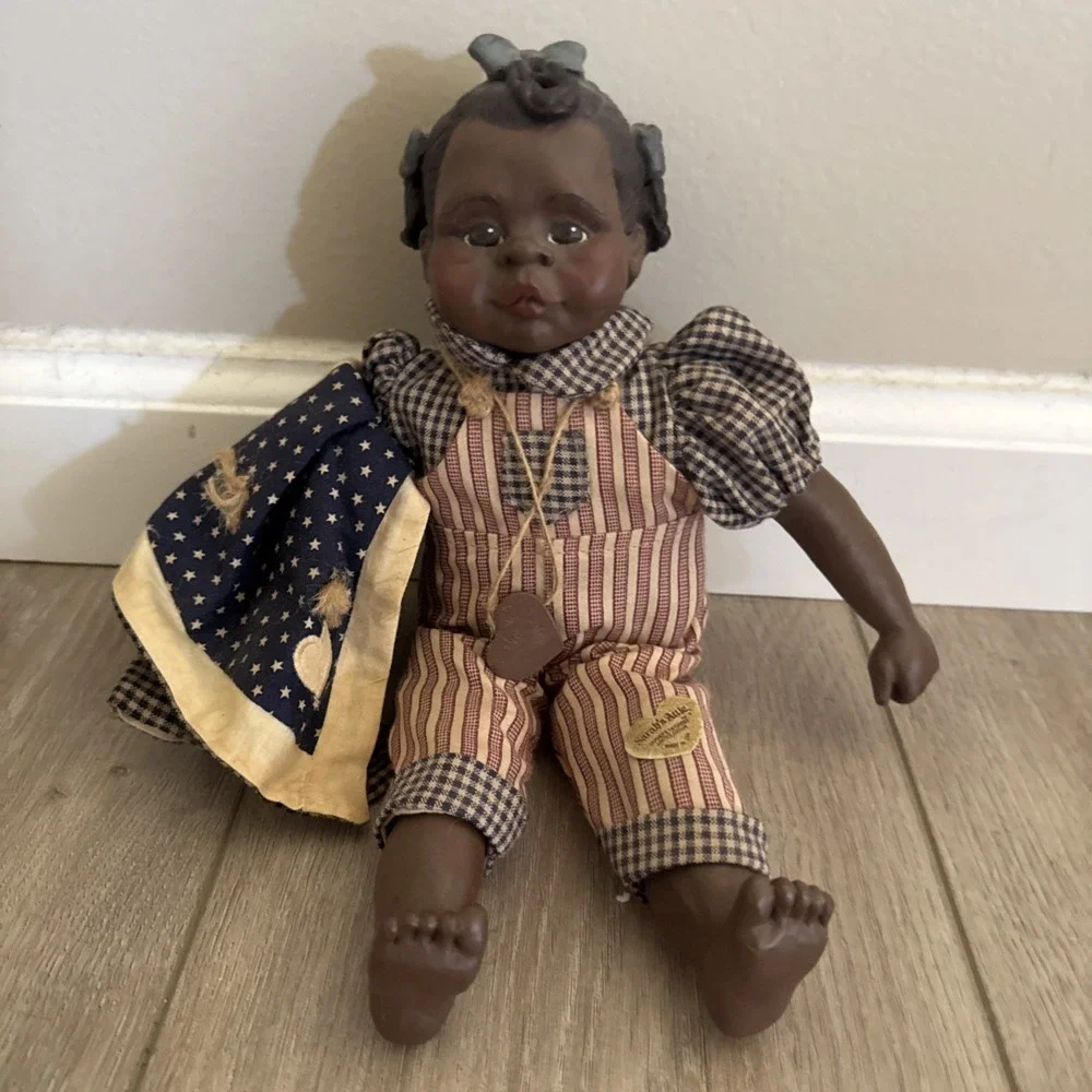 Vintage Sarah's Attic Limited Edition Sassafras Doll Patriotic #365/2000