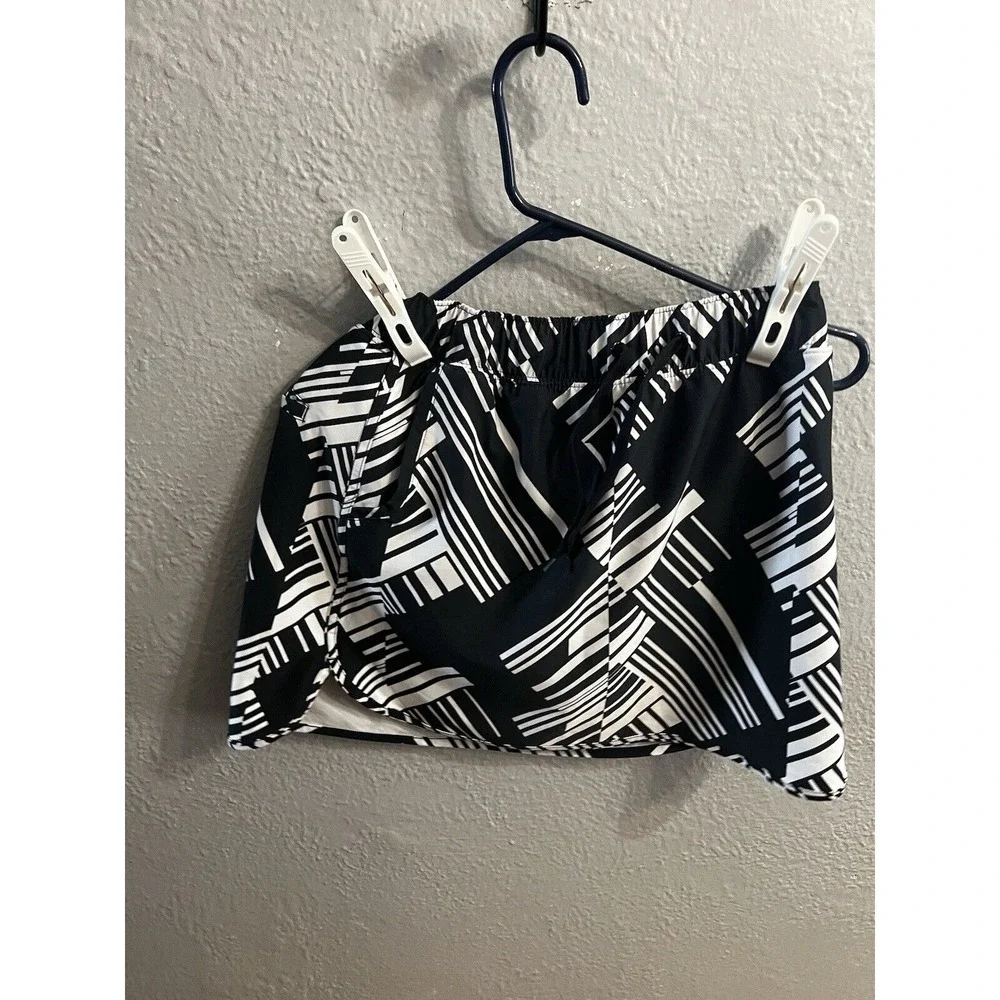 Slazenger Women Golf Skort‎ Black & White Size Small