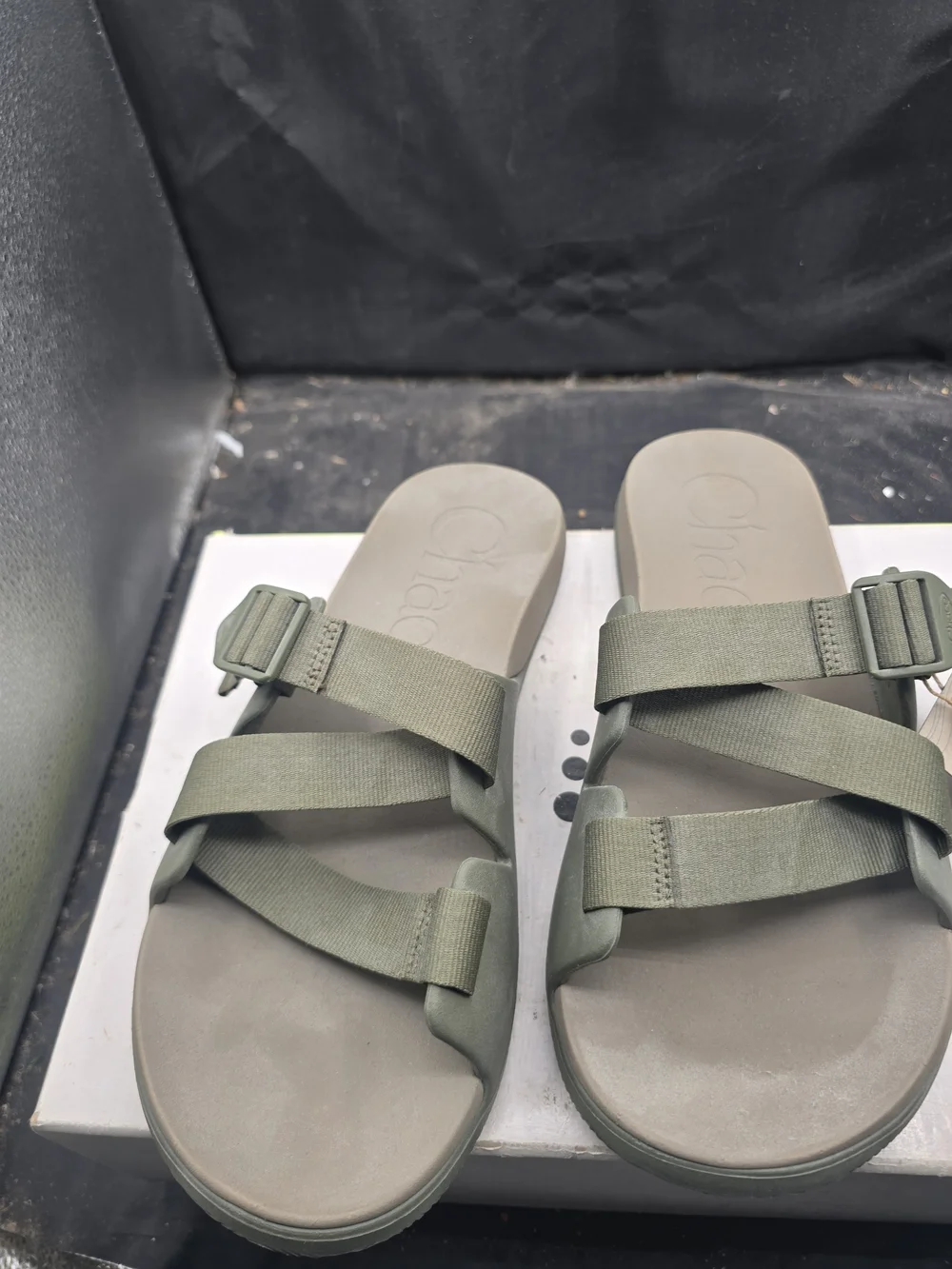 Chaco Men’s Olive‎ Green Z/Slide Strappy Sandals