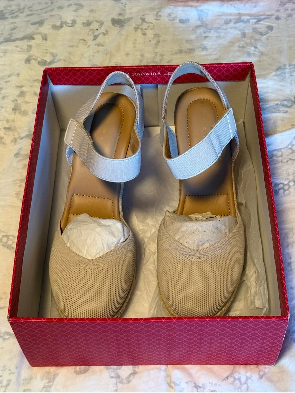 Kelly & Katie cream espadrille