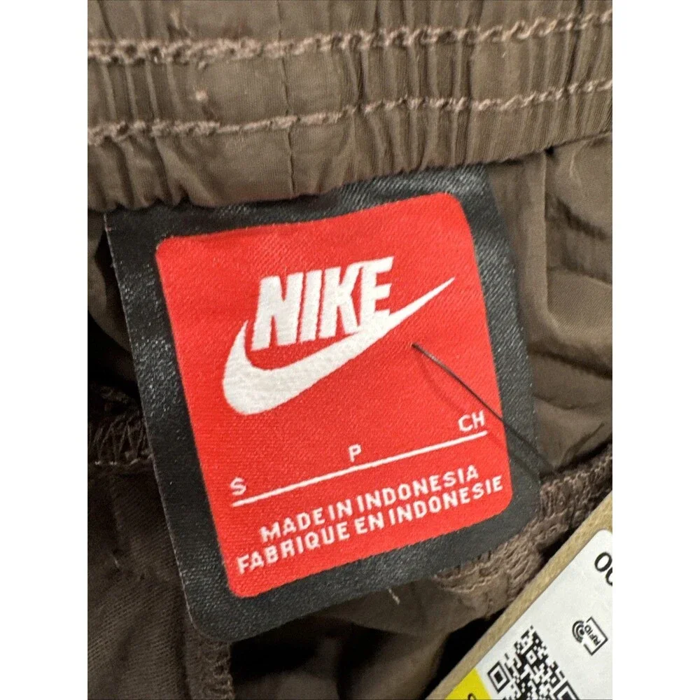 Nike Sportswear Woven Track Pants Brown Men’s Small NWT Move To Zero Joggers
