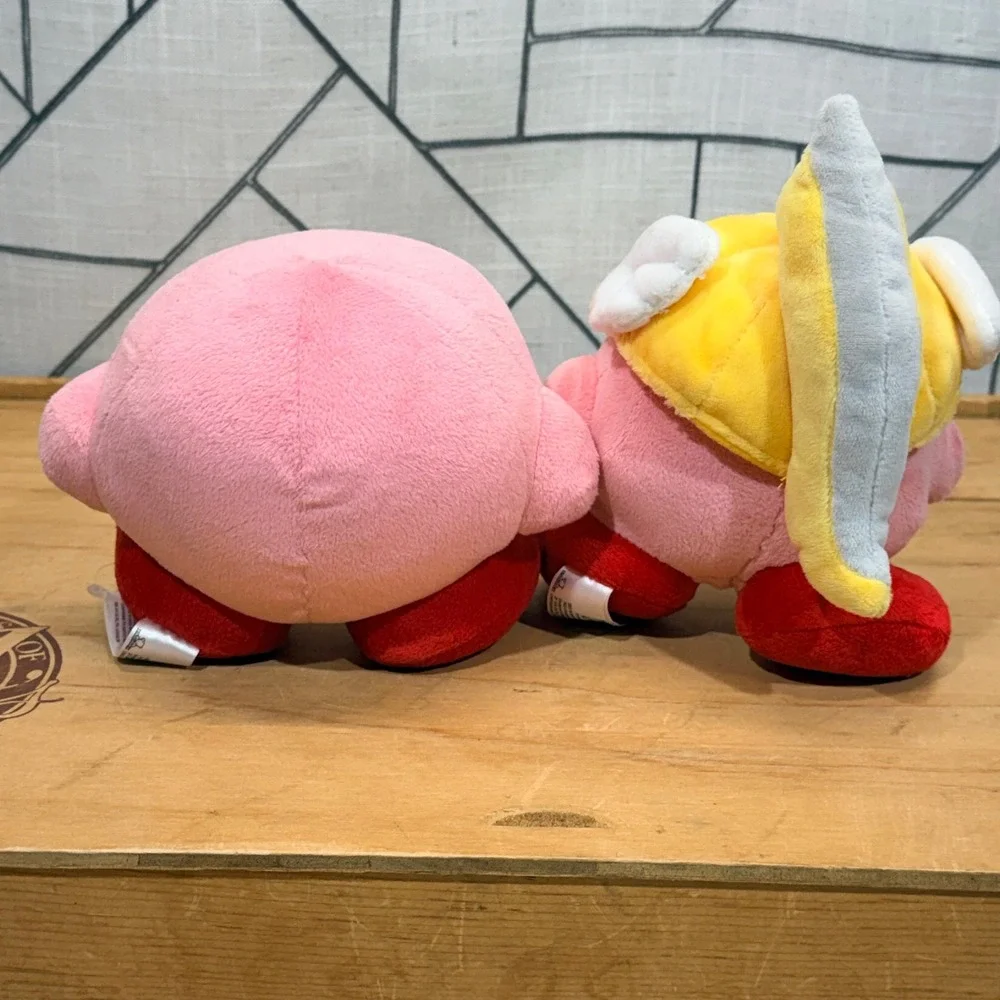 Nintendo Kirby All Star Collection‎ Plush Set Wing Kirby & Standard San-Ei S