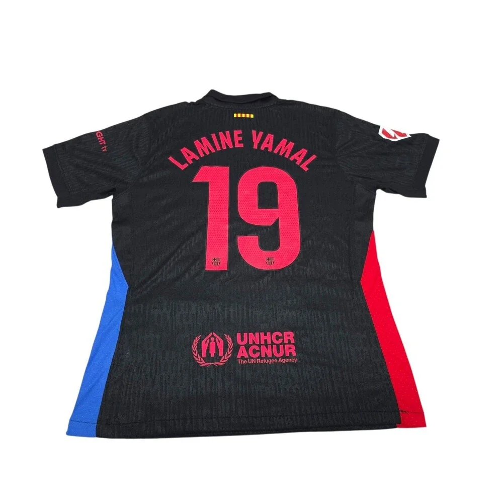 Barcelona 24/25 Lamine Yamal Away Authentic Player Version Jersey Large