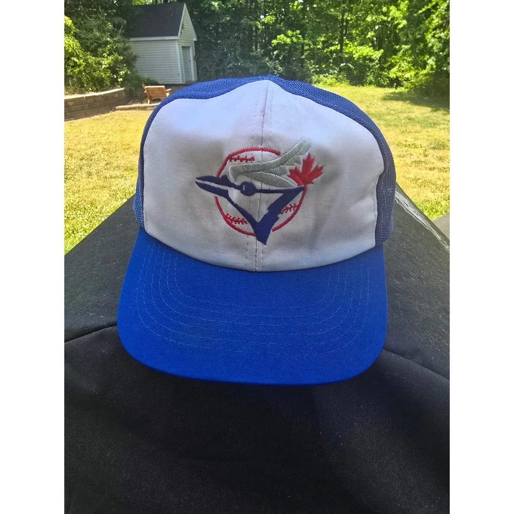 Vintage Sports Specialties Toronto Blue Jays Trucker Hat Mesh Snapback MLB Blue‎