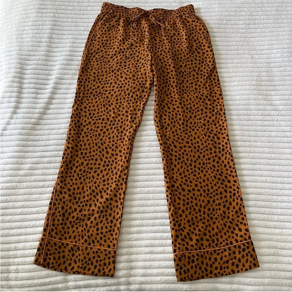 Joie Leopard Print Pajama Pants