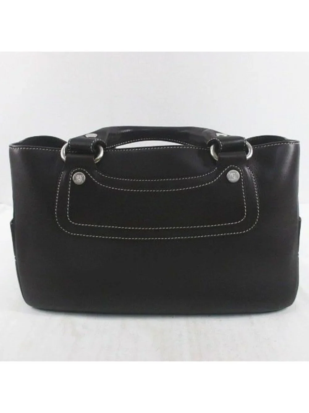 Celine Boogie Tote Brown Leather 46