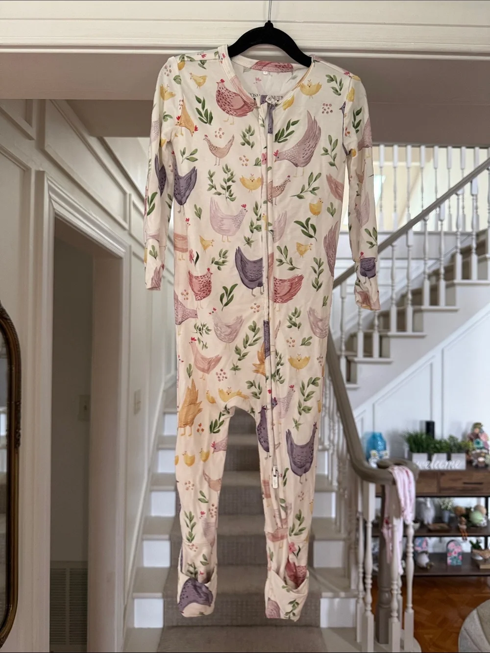 Posh Peanut Jo Convertible Pajamas Chicken/Rooster